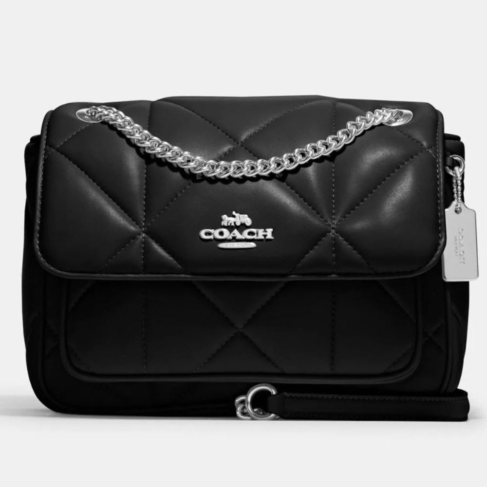 NWOT Coach Klare Crossbody 25 with Puffy Diamond Quilting - Black